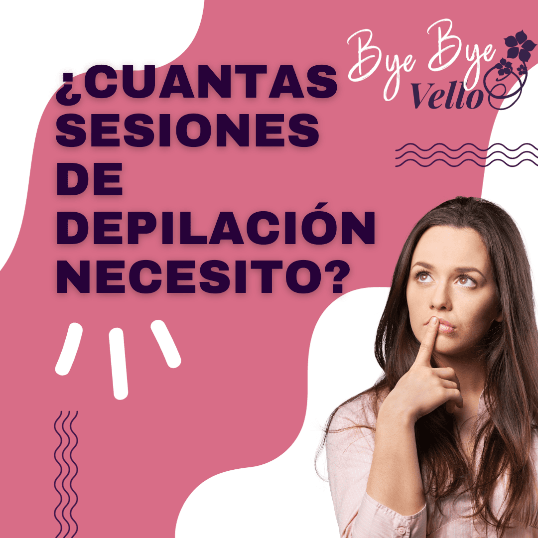 ¿Cuántas sesiones necesito de depilación láser?